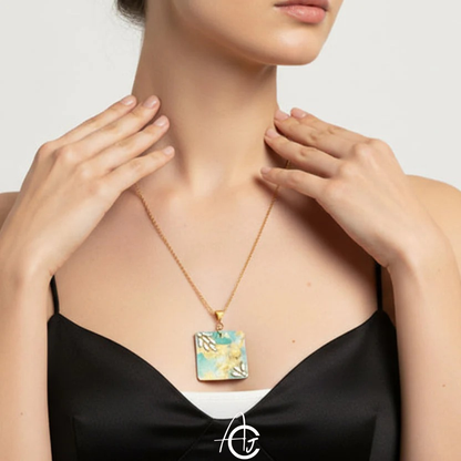 Fluid Necklace Set : Handmade