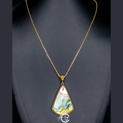 Fluid Necklace : Handmade