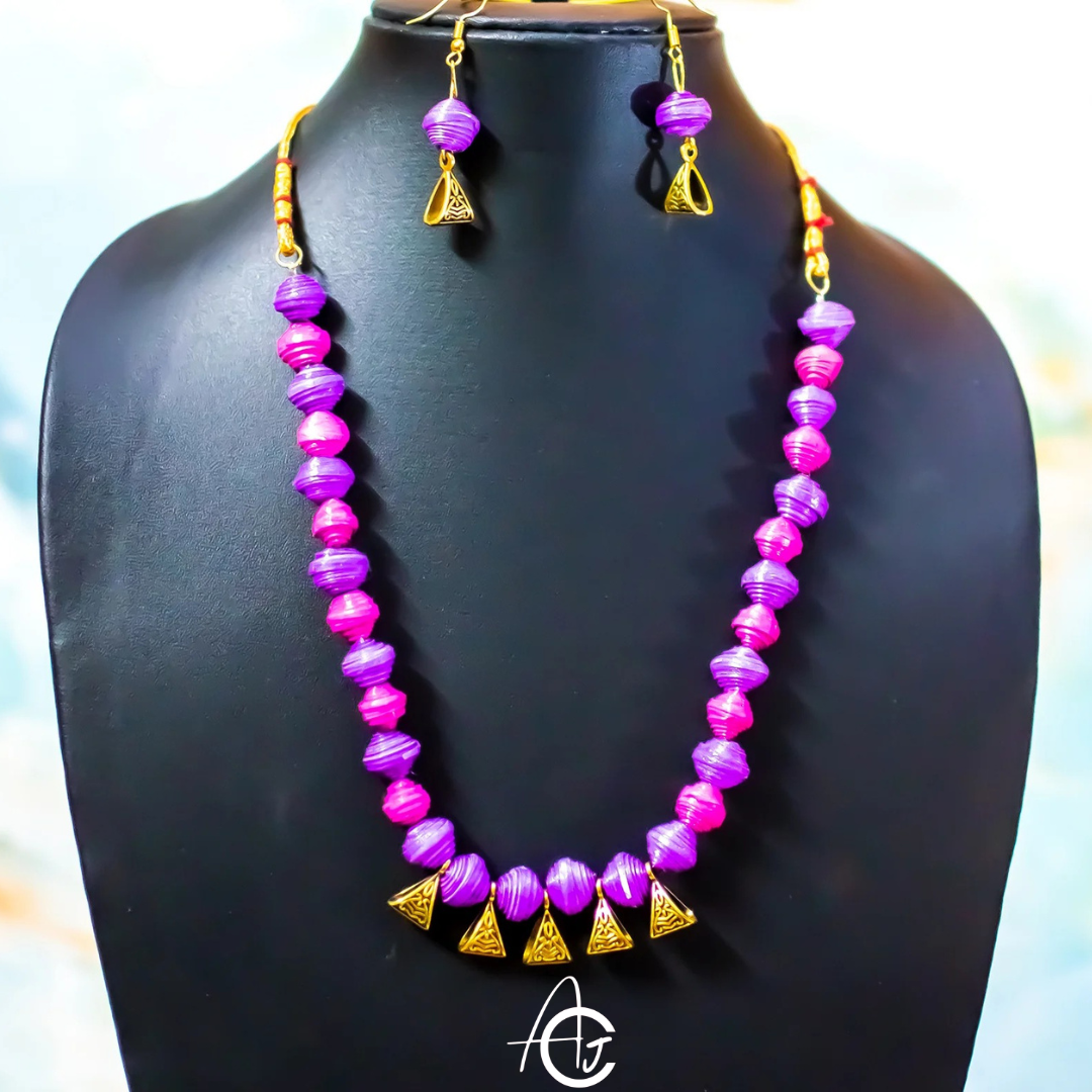 Beads Necklace Set : Handmade