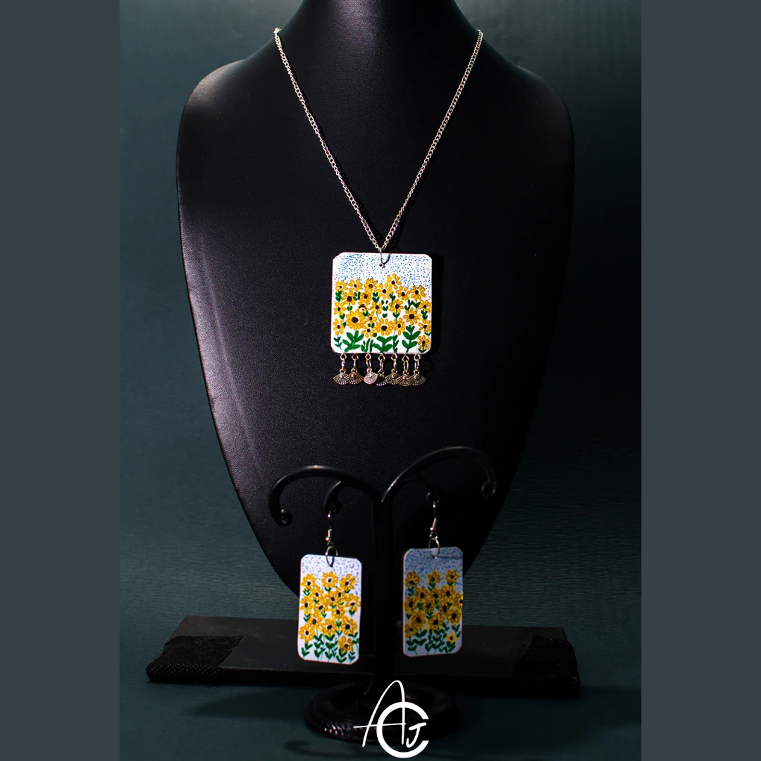 Statement  Necklace set : Handmade
