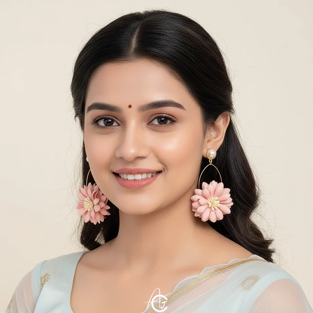 Stetement Flower Dangle Earrings