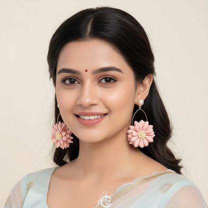 Stetement Flower Dangle Earrings