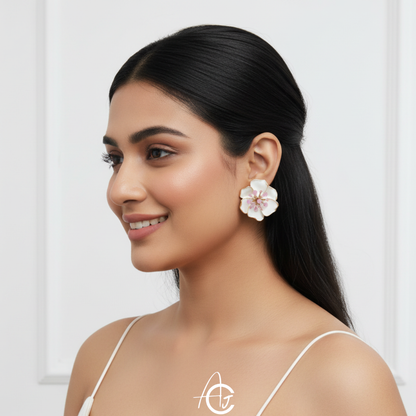 Flower Bling Earrings