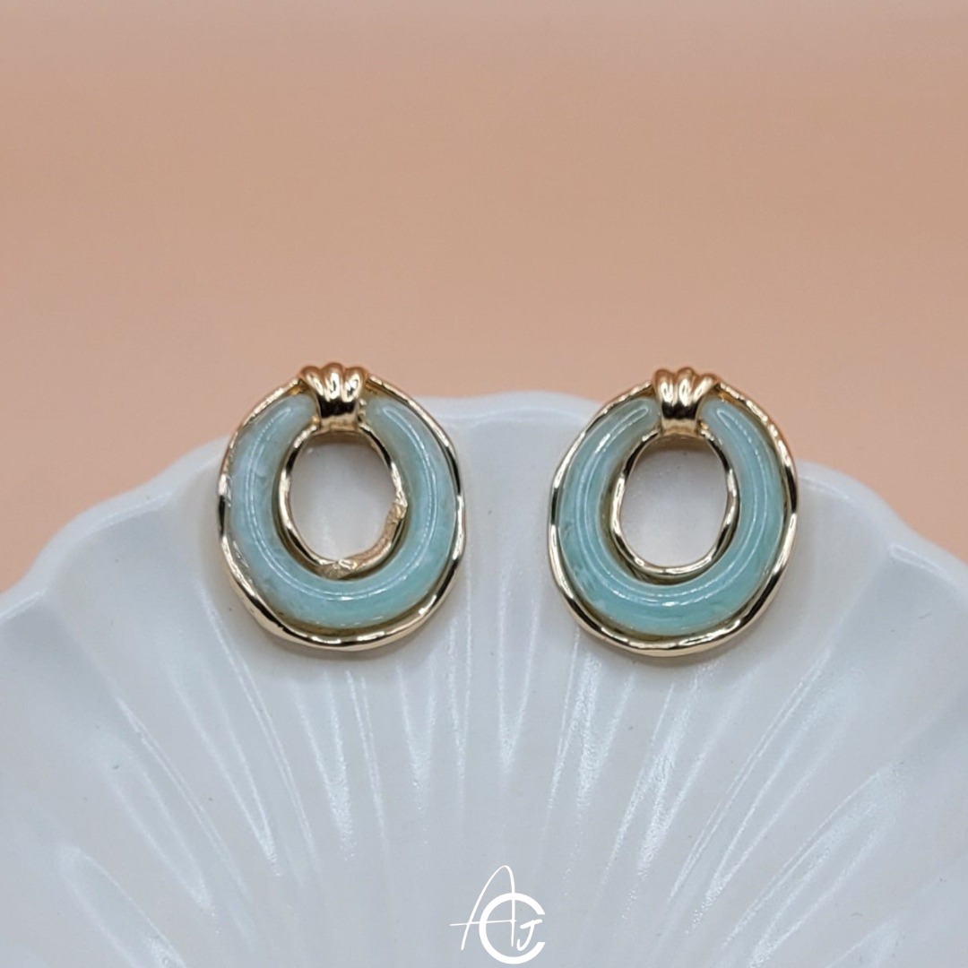 Semi Precious Stone Earrings