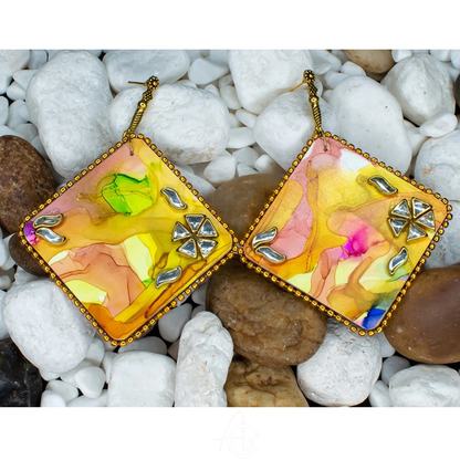 Fluid Earrings : Handmade