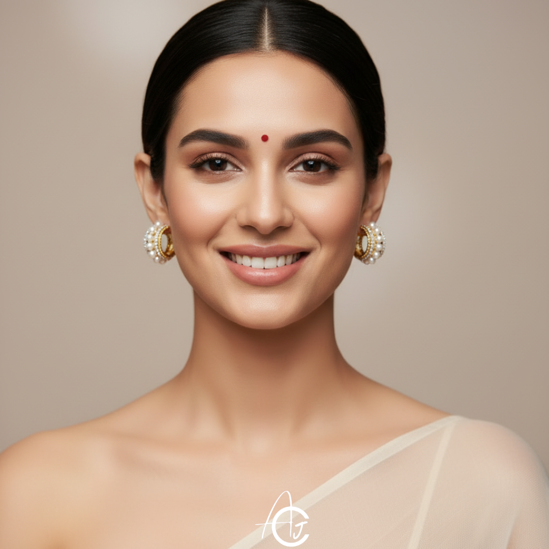 Bling Pearl Earrings