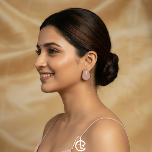 Semi Precious Stone Earrings