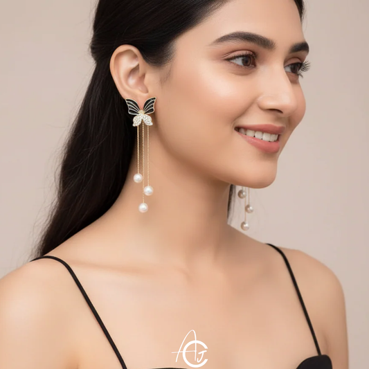 Butterfly Chain Earrings