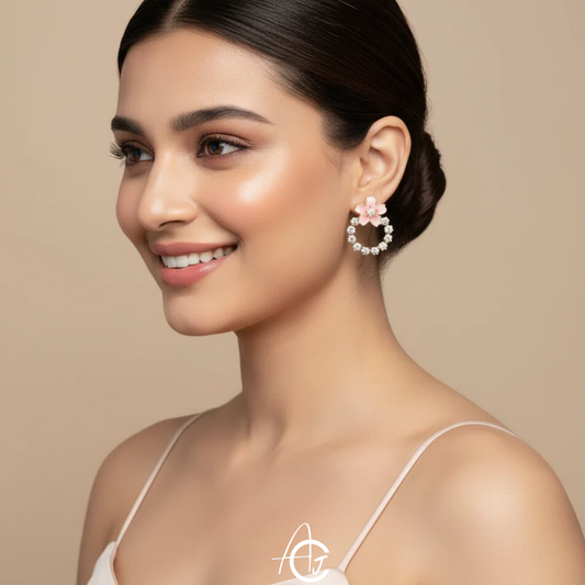 Bling Daisy Earrings