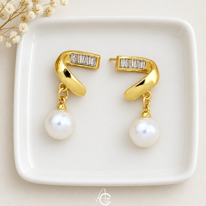 Whirl up Drop Earrings