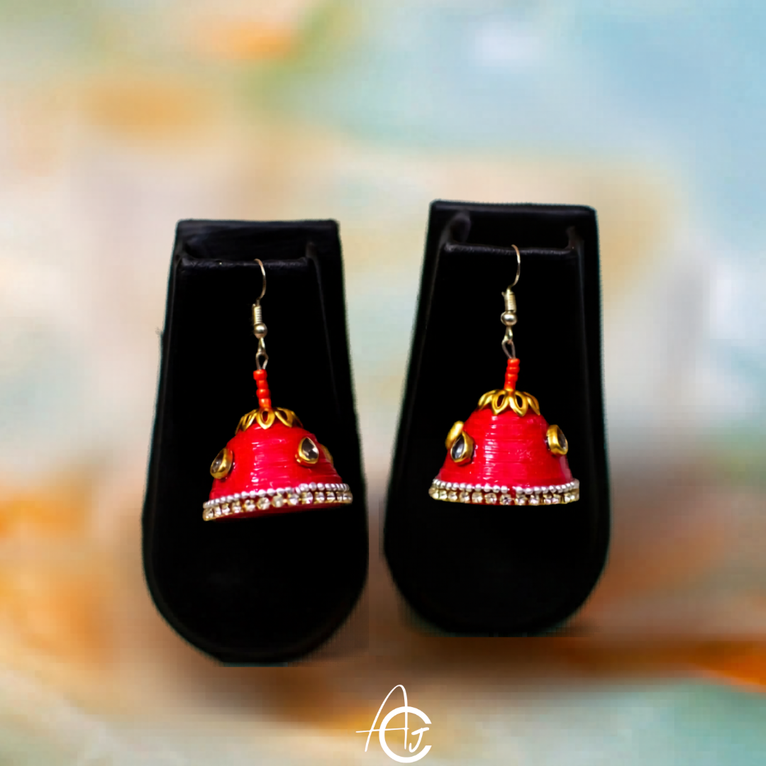 Statement  Jhumka : Handmade
