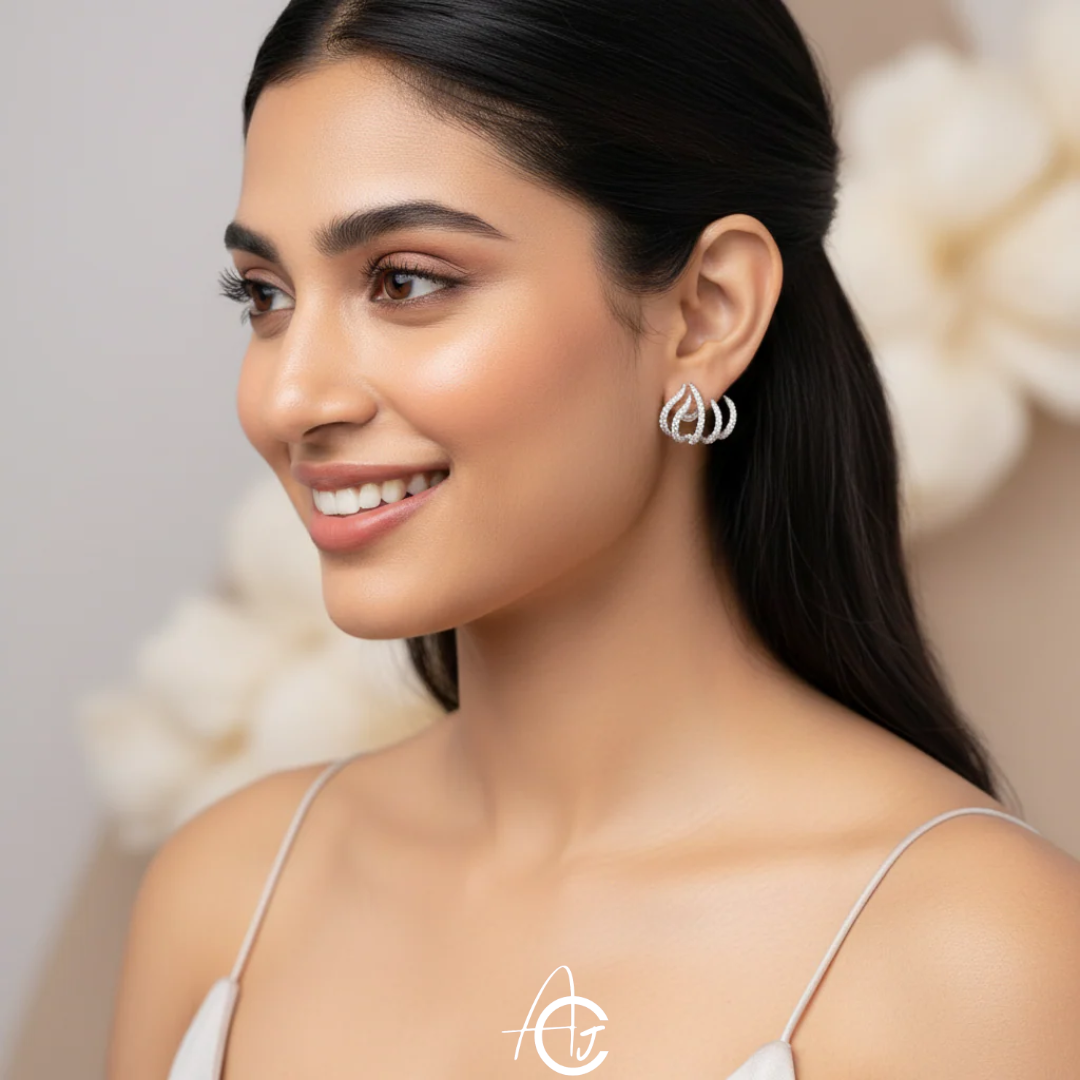 Bling Stud Earring