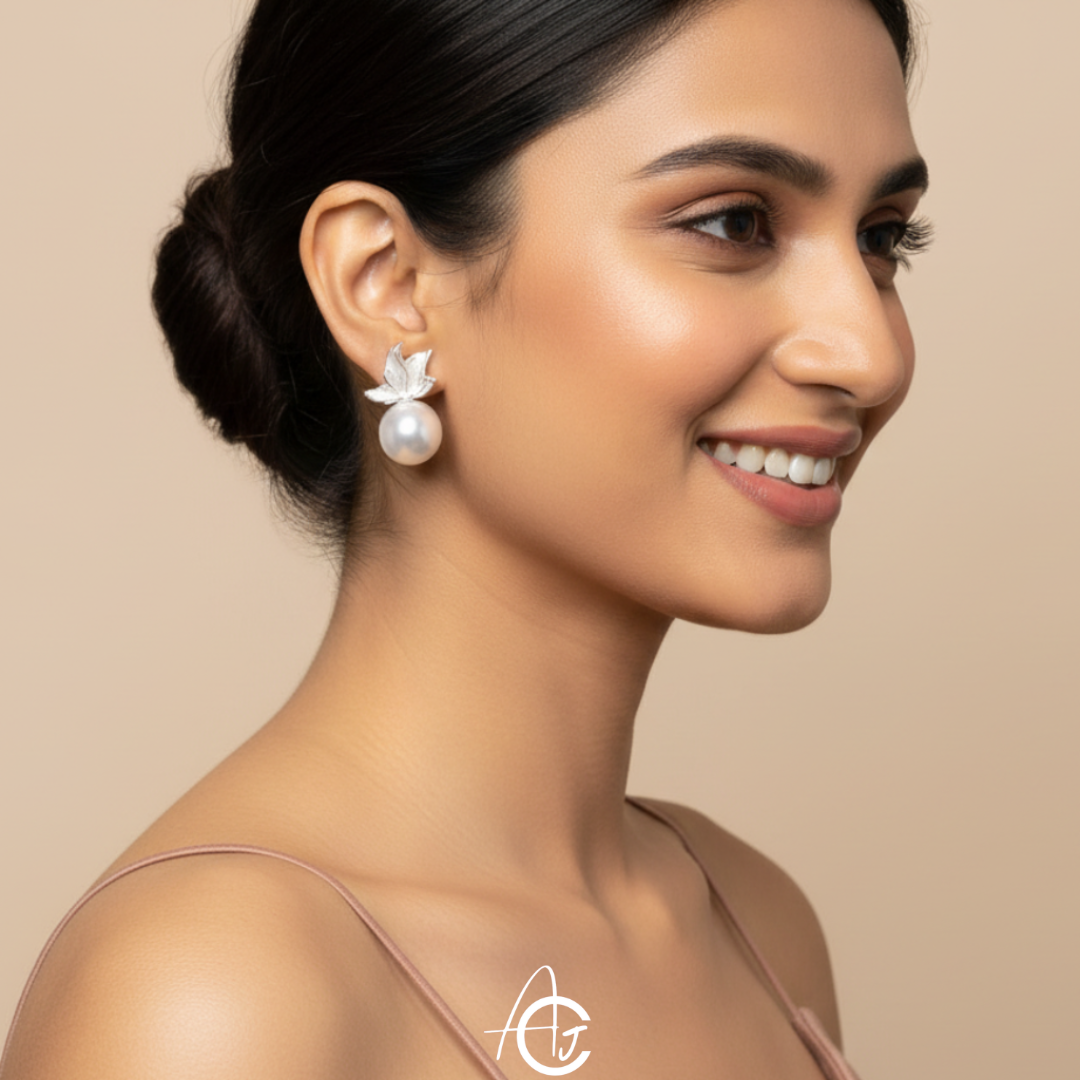 Butterfly Pearl Earrings