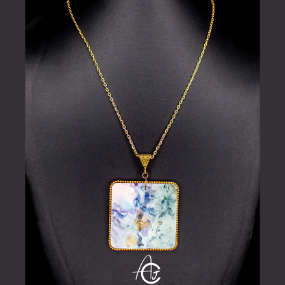 Fluid Necklace : Handmade