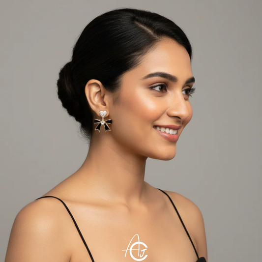 Bling Bow Earrings