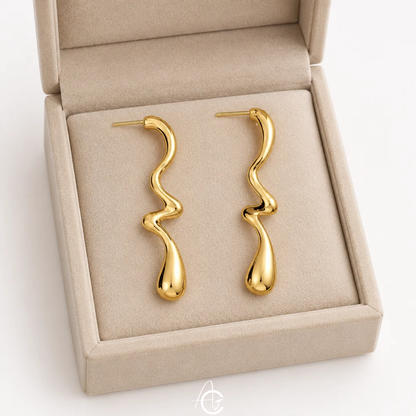 Modern Drop Earrings