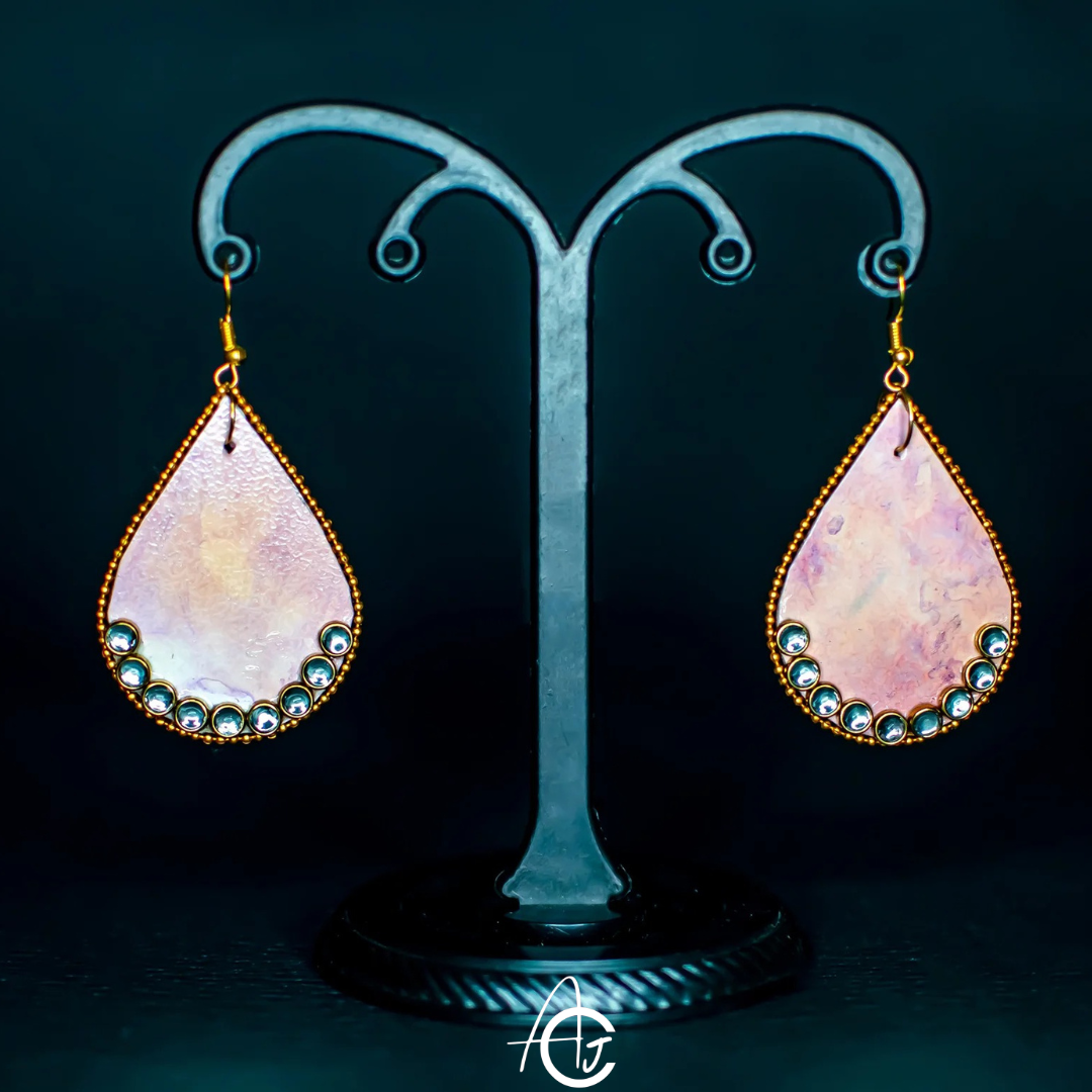 Fluid Earrings : Handmade