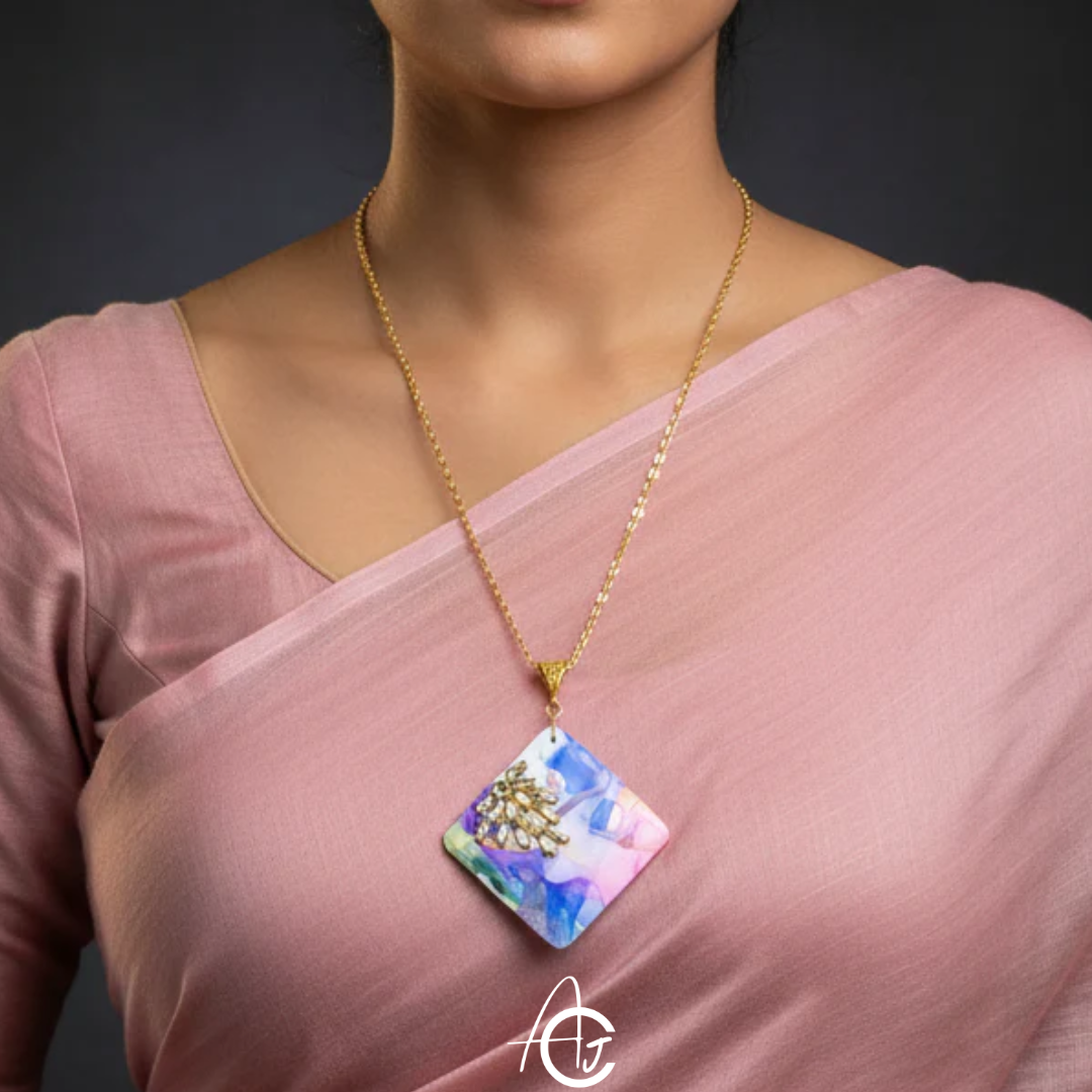 Fluid Chain Necklace : Handmade