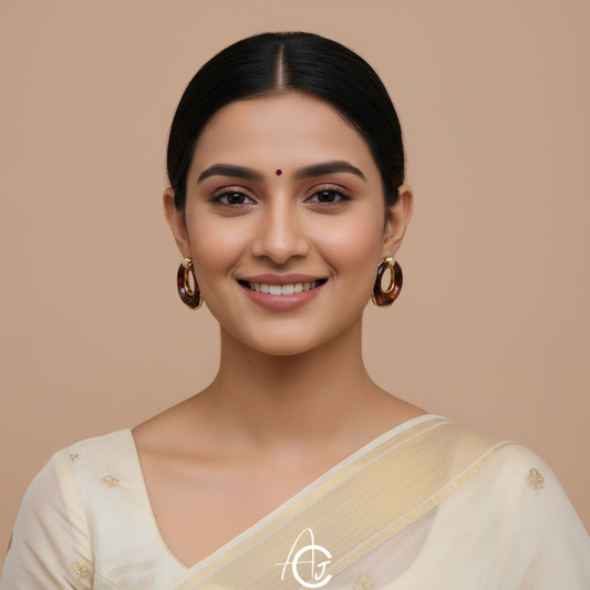 Semi Precious Stone Earrings