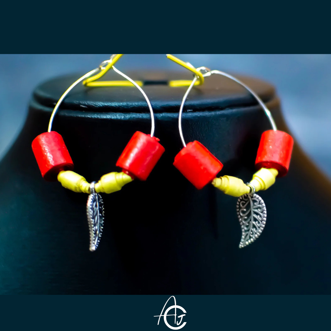 Statement  Earrings : Handmade