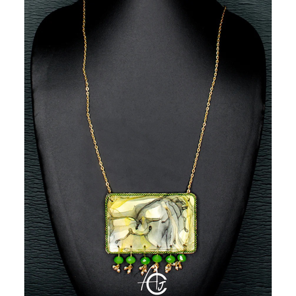 Fluid Necklace : Handmade