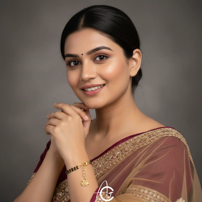 Reena Mangalsutra Bracelet : Handmade
