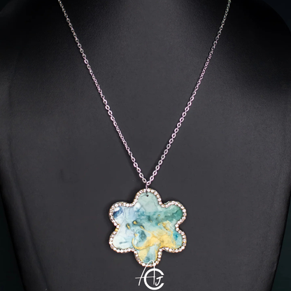 Fluid Necklace : Handmade