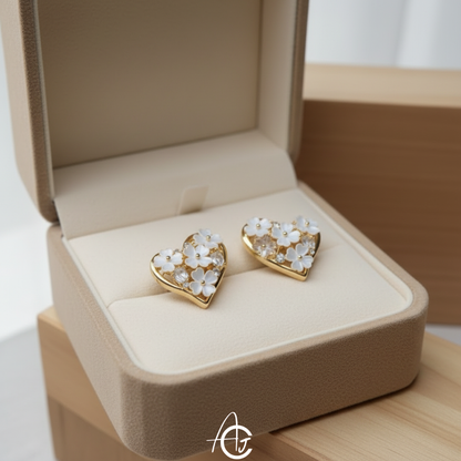Heart Bling Earrings