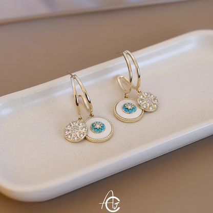 Pretty Evil Eye Earrings