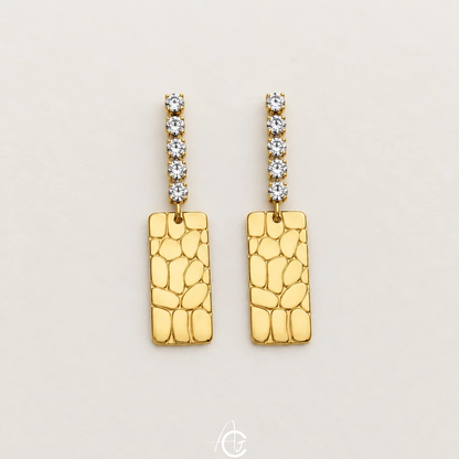 Diamond Drop Earrings