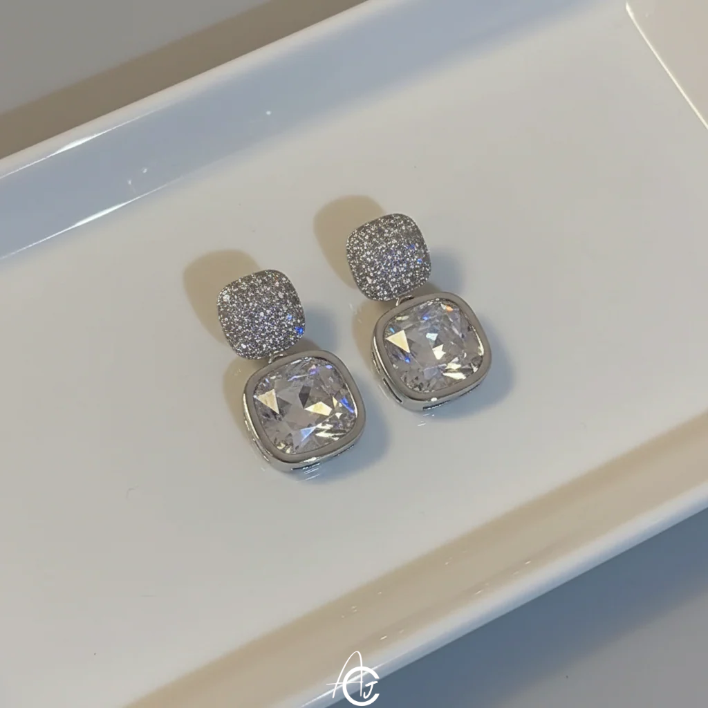 Bling Statement Crystal Earrings