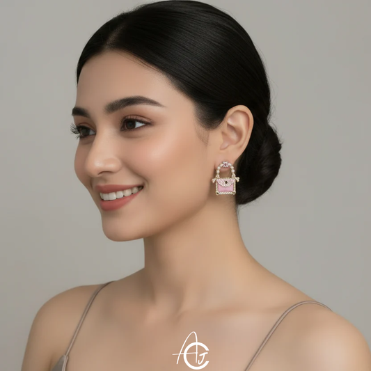 Pretty Purse Earrings