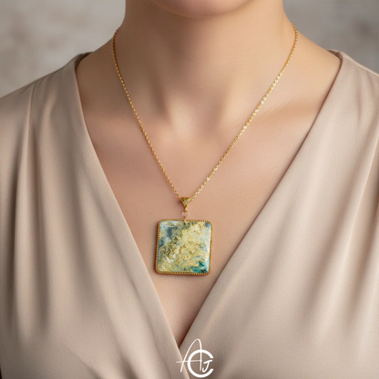 Fluid Necklace : Handmade