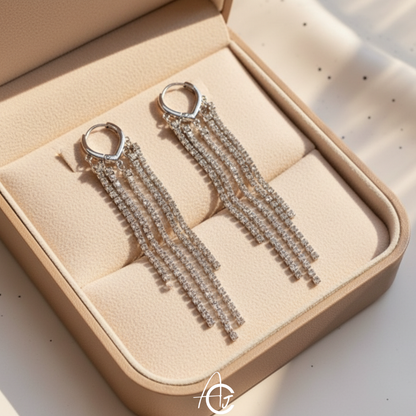 Bling Long Chain Earrings