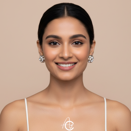 Flower Bling Earrings
