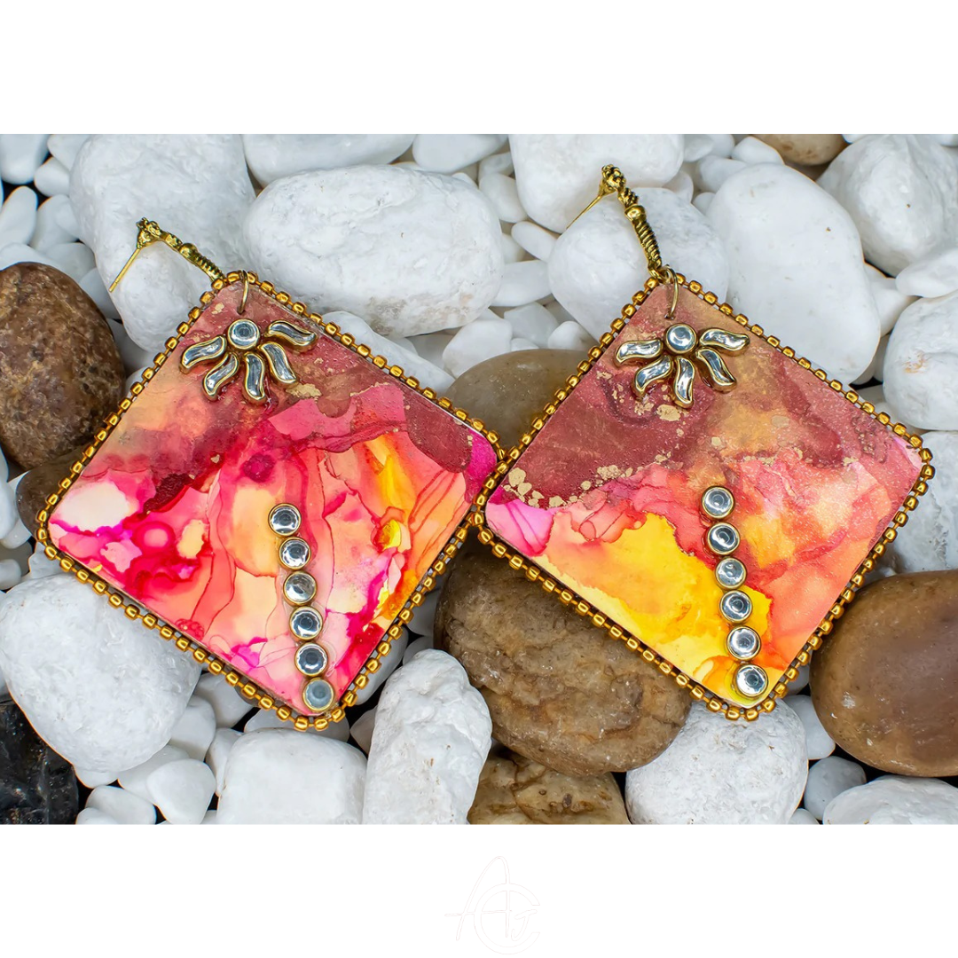 Fluid Earrings : Handmade