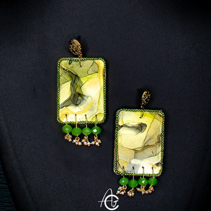 Fluid Earrings : Handmade