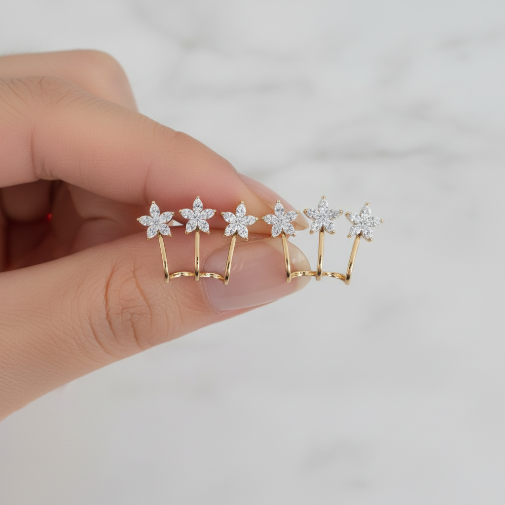 Bling Star Earrings