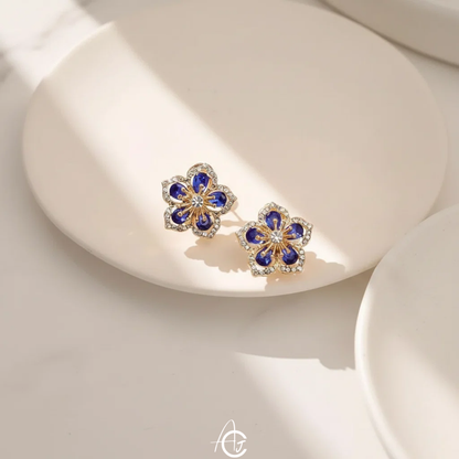 Flower Bling Earrings