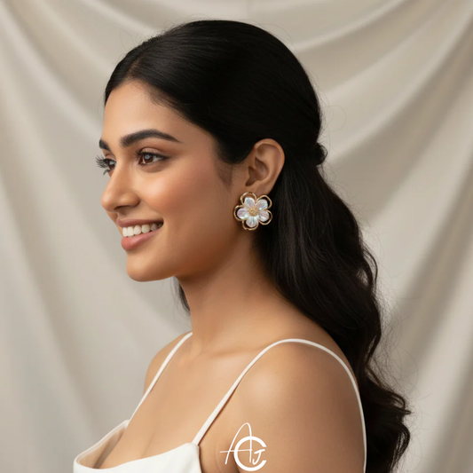 Flower Minimal Earrings