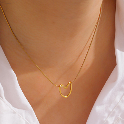 Open Heart Necklace