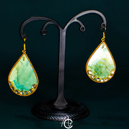 Fluid Earrings : Handmade