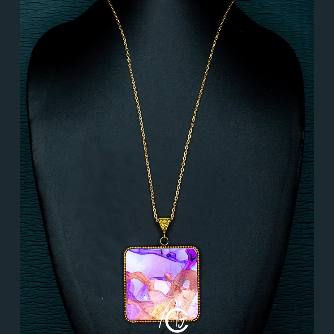 Fluid Necklace : Handmade