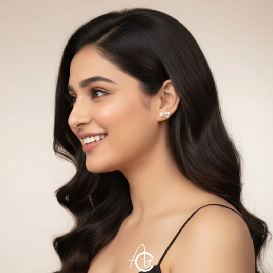 Bling Pearl Earrings