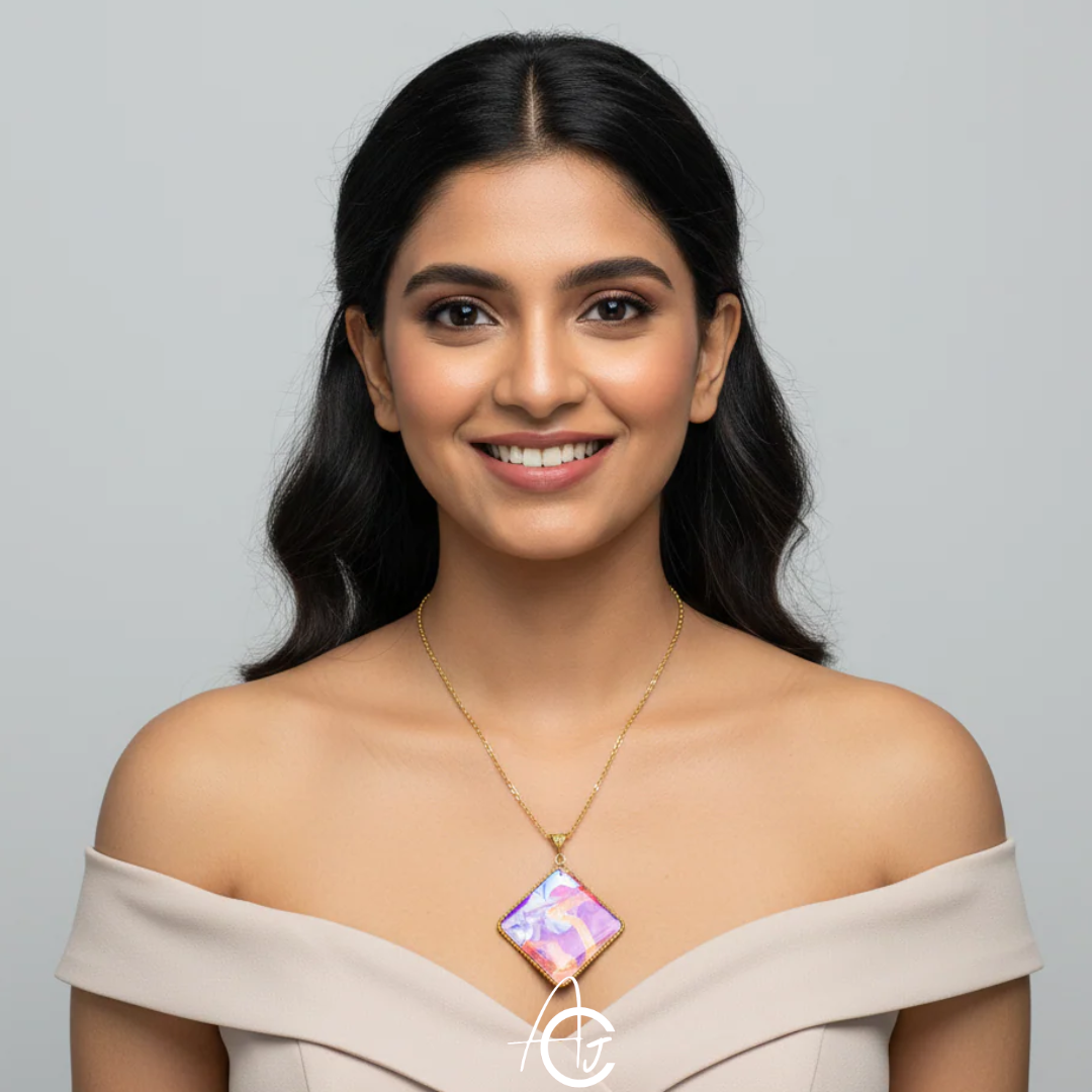 Fluid Necklace : Handmade