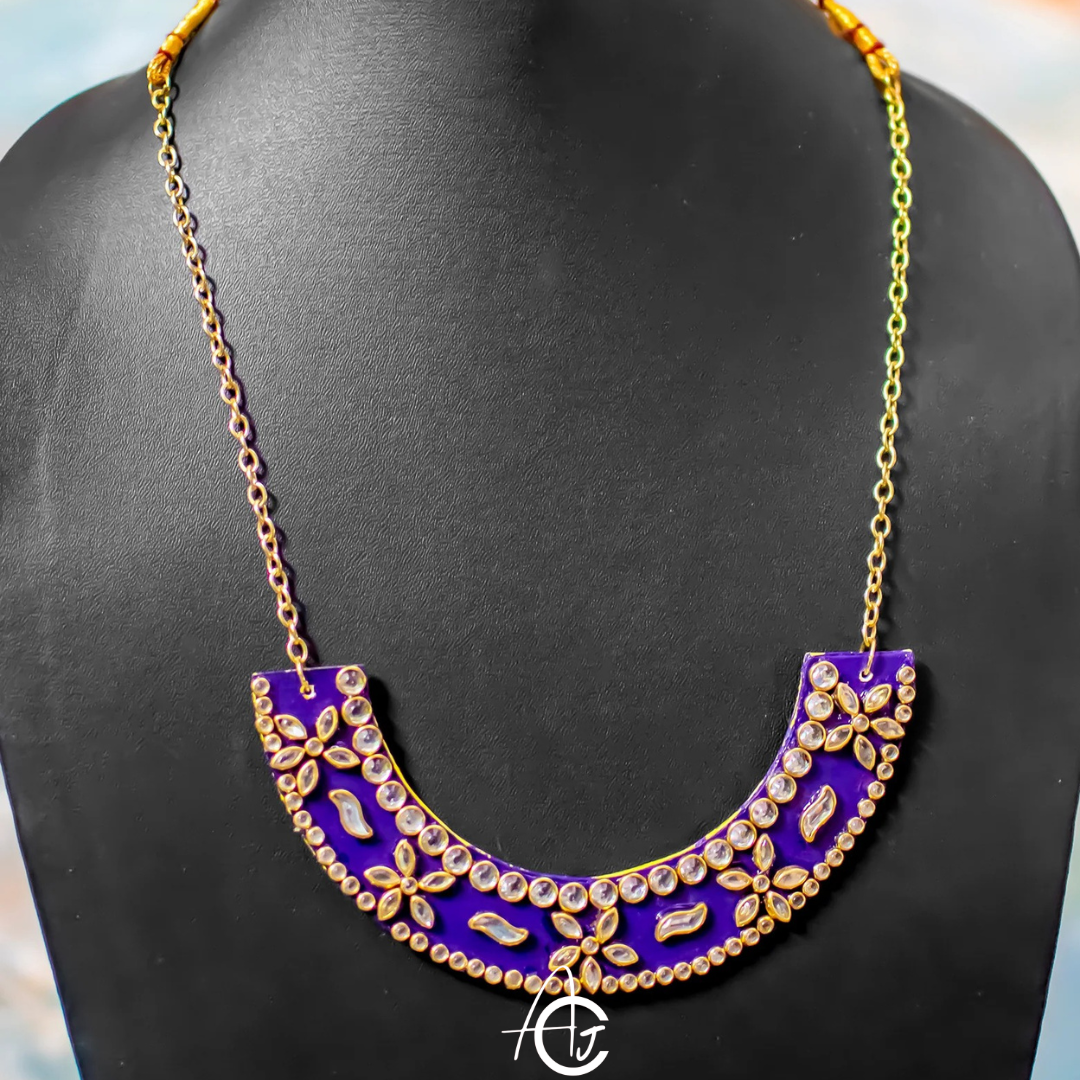 Statement Kundan Necklace : Handmade