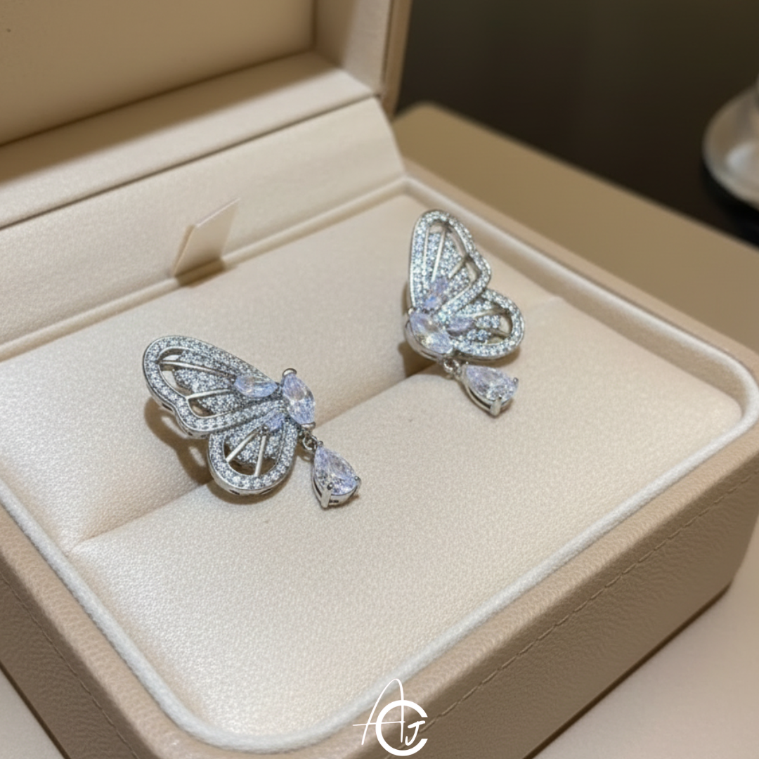 Butterfly Drop Earrings