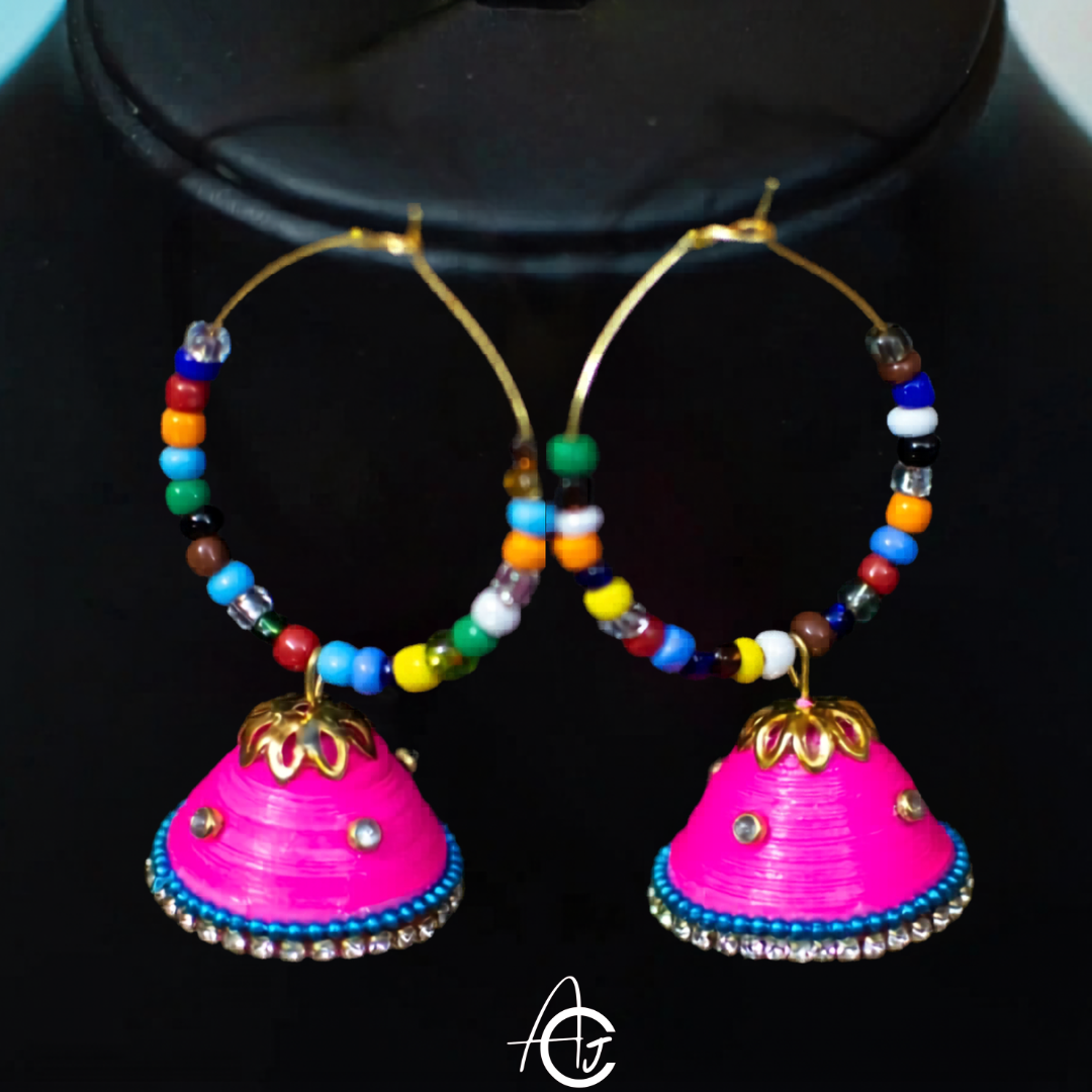 Satement Jhumka : Handmade