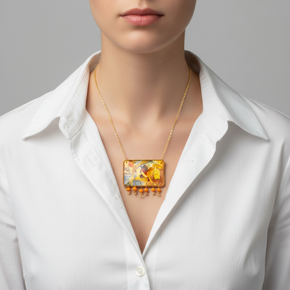 Fluid Necklace : Handmade