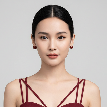 Heart Statement Earrings